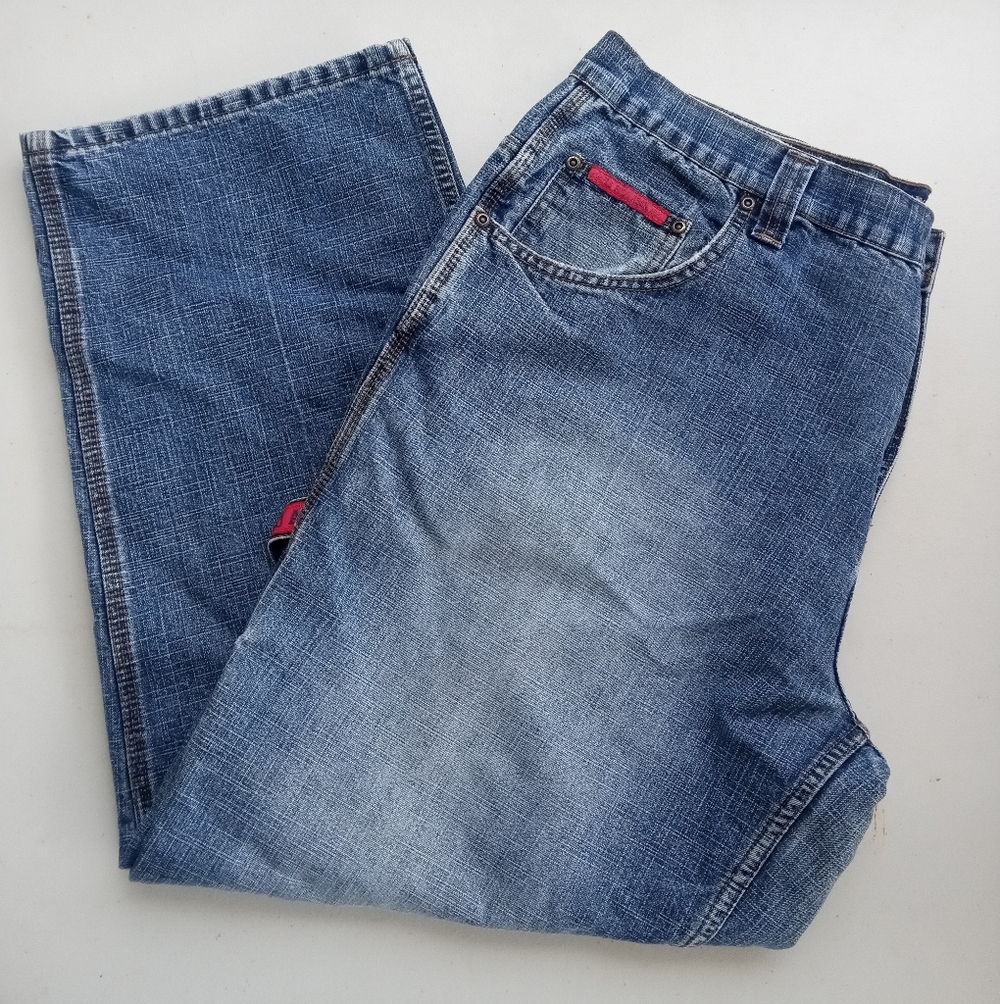 U.S. Polo Assn. Men's Relaxed Fit Straight Leg Jeans - Blue Wash - Size 40x30